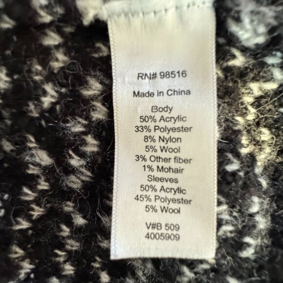 Coldwater Creek Long Cardigan Sweater Women S Shawl Collar Waterfall Chunky Knit - Picture 4 of 7